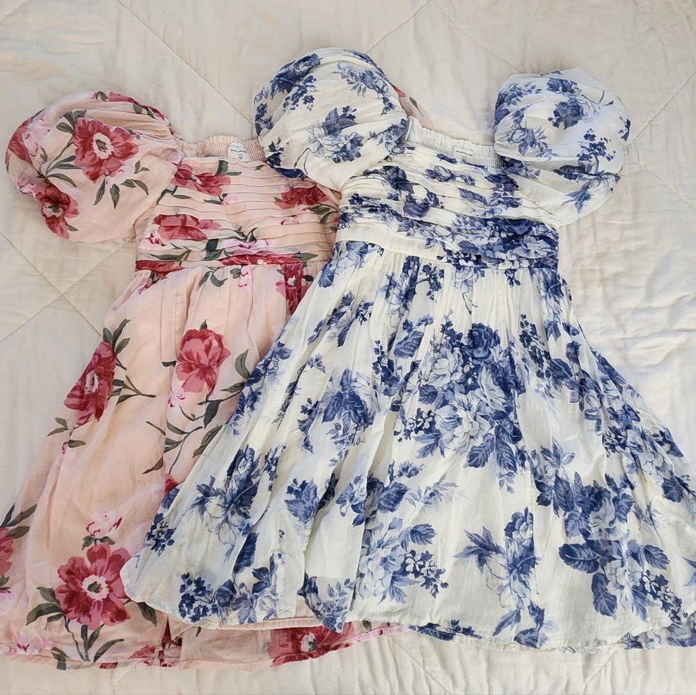 Ambercrombie kids floral dresses